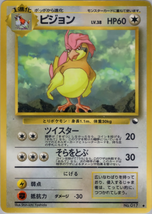 ピジョンのカード画像
