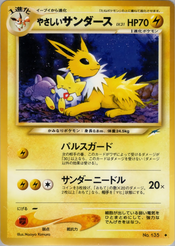 やさしいサンダースのカード画像