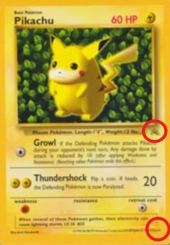 Pikachuのカード画像