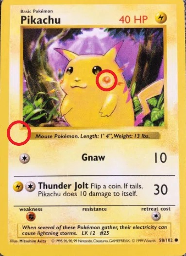 Pikachuのカード画像