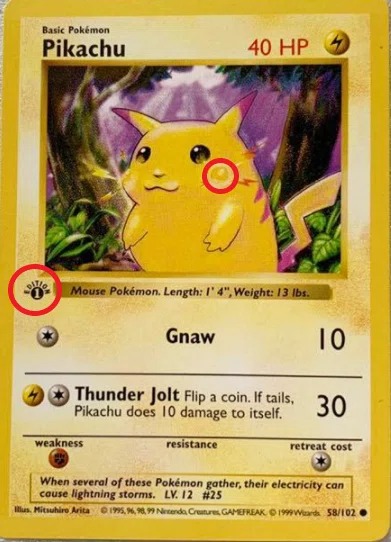 Pikachuのカード画像