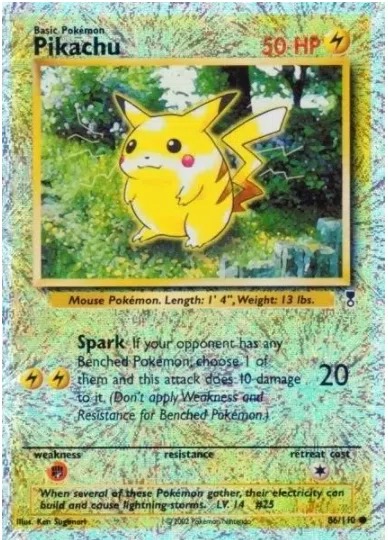 Pikachuのカード画像