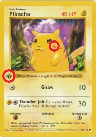 Pikachuのカード画像